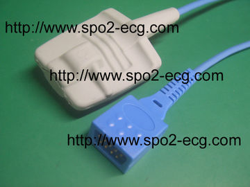 Chine Agrafe de doigt de Datex_Pediatric, câble bleu de 3ft et capteur pin_SAF-F_spo2 de DB9M 9 fournisseur