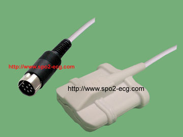 Chine Norme pédiatrique de la CE de câble de la borne 3m du capteur DIN 8 de doigt de Datascope SPO2 fournisseur