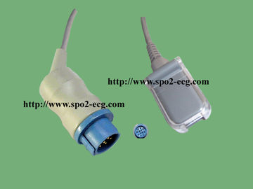 Chine Câble compatible 8ft de Pin Spo2 du rond 10 pour Kontron 7138 7840 couleur de 7845 bleus fournisseur