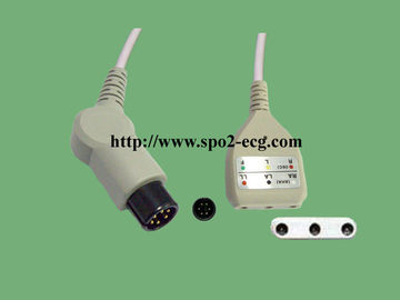 Chine Pieds de Pin E9002ZK du câble 9 d'avance de Datescope ECG 6 pour les moniteurs patients fournisseur