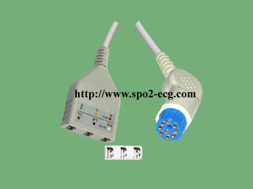 Chine 12 pieds d'ECG des fils/TPU ECG de Pin patient Artema compatible du câble 10 fournisseur