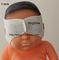 Produits infantiles de bébé de tissu de protection oculaire de style non-tissé du masque V bleus et couleur blanche fournisseur