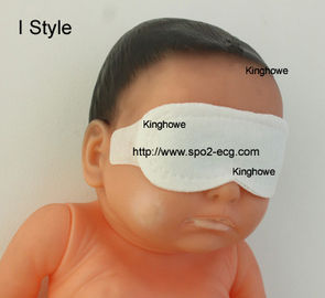 Chine Je dénomme la couleur bleue de taille de masque d'oeil de Phototherapy et blanche faite sur commande néonatale fournisseur